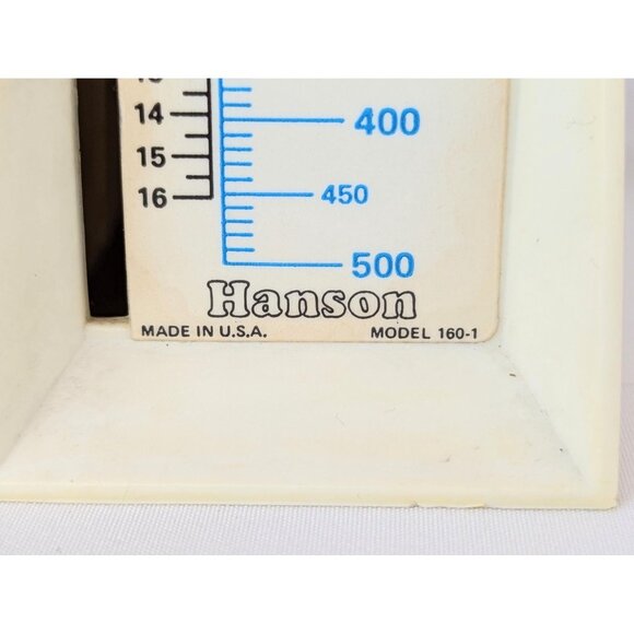 Vintage 1970s Dietetic Scale Retro Kitchen Scale Hanson Model 160-1 Made in USA - Picture 3 of 8